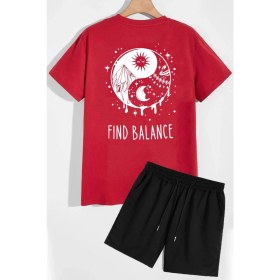 Resim Trendypassion Ying Yang Şort T-Shirt Eşofman Takımı 