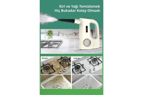 Resim Buharlı Temizleyici Uyumlu, Güçlü ve Hafif, Ev ve Ofis Temizliği Için Mükemmel 