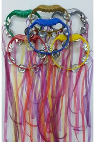 Resim memisshop Kurdelalı Süslü Tef Karma Renk 10 Adet 