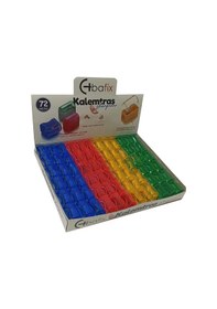Resim Bafix Kalemtıraş Plastik Tek Bölmeli Kapaklı Ts801 