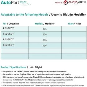 Resim innovareauto Peugeot 106, 206, 306, 406 ile uyumlu Vites Topuzu- 5 Vites 