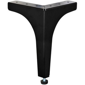 Resim Klas Ayak Metal 17 Cm Mat Siyah Mobilya Koltuk Ayağı 