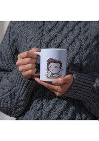 Resim Baskılı Kupa Bardak Fotoğraflı & Tasarımlı Seramik Kahve Kupası 253 Beyaz 