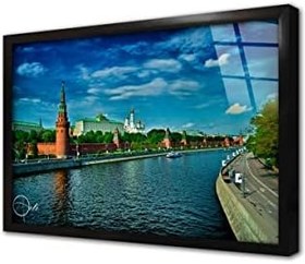 Resim Rusya Şehir Çerçeveli Cam Tablo 20x30 cm CA27252 