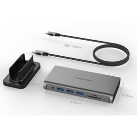 Resim hepsiofis 11 Port Macbook Usb C Dockıng Statıon Usb 3.0 Dockıng Statıon Usb C 