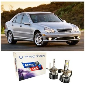 Resim Mercedes C W203 Led Xenon Kısa Far Ampulü H7 Mono Yeni Seri Beyaz 