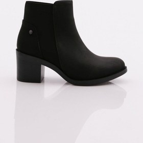 Resim Dgn 4255-2027 Kadin Yanlari Lastikli Topuklu Bot 4255-2027-R1534 Siyah 