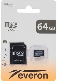 Resim Everon 64GB Micro SD Hafıza Kartı Adaptörlü 