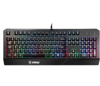 Resim MSI GG Vigor GK20 TR Gaming KEYBOARD RAINBOW ARKA AYDINLATMA ANTIGHOSTING M 