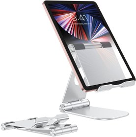 Resim iDock T4-2 Alüminyum Açısı Ayarlanabilir Büyük Ipad Tablet Standı 