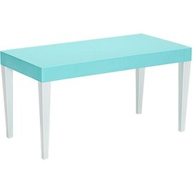 Resim Junior Dikdörtgen Ergonomik Konforlu Kreş Çocuk Masası - Turkuaz 