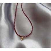 Resim Doğaltaş Lal Taşı (GARNET)kolye 