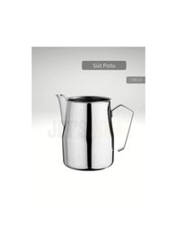 Resim Süt Potu Paslanmaz Süt Köpürtme Sürahisi Çelik Pitcher 700 Ml 