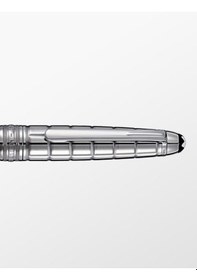 Resim Montblanc Meisterstück Solitaire Platinum Plated Facet Classique 