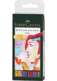 Resim Faber Castell Pitt Artist Brush Pen Fırça Uçlu Çizim Kalemi Set 