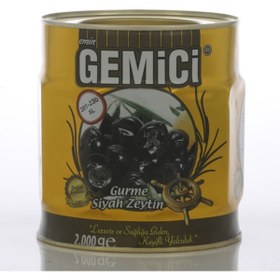 Resim Gemici Zeytin Gemici Gurme Siyah Zeytin (4 Adet X 2 Kg) 