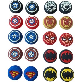 Resim Doreka Ps5 Ps4 Ps3 Xbox One S x Ns 10 Çift Analog Koruyucu Karışık Set 