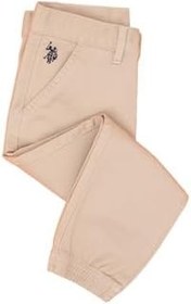 Resim U.S. Polo Assn. Erkek Çocuk Koyu Bej Pantolon (Kanvas-Chino) 50317270-VR088 