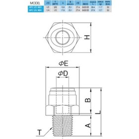 Resim 10 Adet 1/2″Npt – 1/4″ T Ro Sistemleri Için Erkek Konnektör 