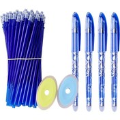 Resim 1 Paket Silinebilir Jel Kalem Seti, Silinebilir Kalemler + Dolumlar + Silgiler 0.5mm Silinebilir Kalem Ofis Okul Kırtasiye 