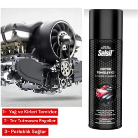 Resim ESEMİZ Selsil Oto Motor Temizleyici Sprey 500 ml 