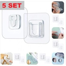 Resim Geçmeli Klips Eşya Sabitleme Askısı 5 Set 