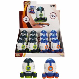 Resim Angel Of Life Maxx Wheels Astronotlu Sürtmeli Uzay Roketi - 1 Adet Stokta Olan Gönderilir 