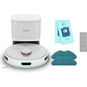 Resim Philips 2000 Vaccum En Hızlı Serisi Islak Kuru Moplu İstasyonlu Robot Süpürge, XU2100/20 EVİMTECHX 