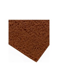 Resim Abkplastik Kıvırcık Kahverengi Paspas 100 Cm Kaymaz Yolluk Kaydırmaz Halı Abk0938 - 