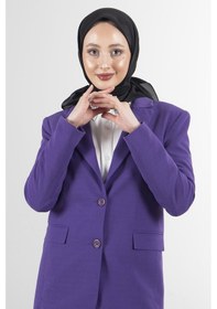 Resim Latte Brisa Vual Eşarp /1196 - Siyah 