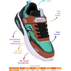 Resim Kiko Kids Craft Günlük Cırtlı Erkek Çocuk Spor Ayakkabı 