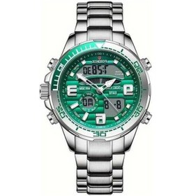 Resim Fastbuy Lige Klasik 30m Çok Fonksiyonlu Kadran Gece Parlak Yeşil Gümüş Elektronik Öğrenci Kol Saati Altın Altın 