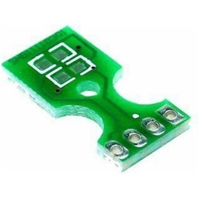 Resim Isı Ve Nem Sensörü Adaptörü 2.54Mm - Sht10 Sht11 Sht15 Uyumlu Pcb 