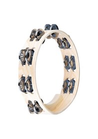 Resim Meinl Ae-ata2s Artisan Ash Shell Steel Jingles 2 Rows 10" Tamburin Natural 