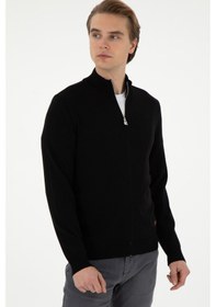 Resim U.s. Polo Assn. Erkek Siyah Hırka Triko 50298268-vr046 Siyah 