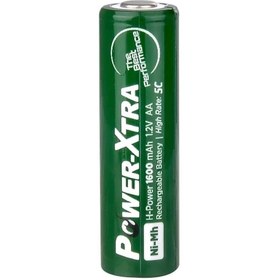 Resim Power-Xtra H-Power - 1.2V 1600 Mah- AA -Ni-Mh Şarjlı Pil - Flat-Başsız 