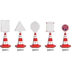 Resim Kedi Gözlü Trafik Konisi 12301TKA 