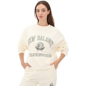 Resim New Balance Wnc3404 Kadın Sweatshirt Beyaz 