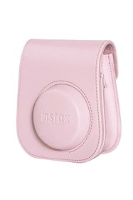 Resim Fujifilm Instax mini 12 Pembe Fotoğraf Makinesi-10'lu Film-Çerçeve ve Deri Kılıf Seti 