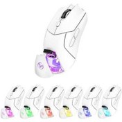 Resim Flybuy T40 Şarj Rgb Oyun Mufunye Modlu, Kablosuz Hxsj Faresi: Edilebilir Aydınlatmalı, 4000dpı, 3 001 Fn 001 