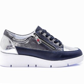 Resim Kadın Fermuar Detaylı Sneaker 