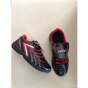 Resim YGT Shoes Lagos Çocuk Siyah Rugan Halısaha Futbol 
