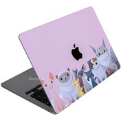 Resim MacBook Pro M1-M2 A2338 Uyumlu Açık Pembe Sticker Laptop Koruyucu Kılıf ANIMAL03 McStorey