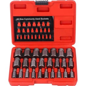 Resim Genel Markalar Kırık Cıvata Çıkarma Seti Yalama Cıvata Seti 25 Parça Çantalı 