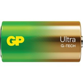 Resim GP Batteries G-TECH Ultra Alkalin Orta LR14 – C Boy 1.5V Pil 2’li Kart 