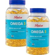 Resim Balen Omega 3 Norveç Balık Yağı 1380 MG 100 Kapsül 2 Adet 