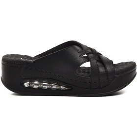 Resim Aryan 100-933 Anatomic Kadın Dolgu Topuk Terlik Beyaz 