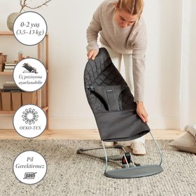 Resim BabyBjörn Bliss Ana Kucağı Woven Anthracite 