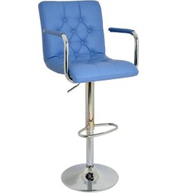 Resim Bürocci Helen Bar Sandalyesi-Mavi-9519Q0119 Çok Renkli 