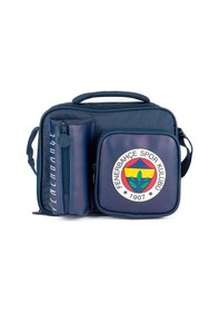 Resim Fenerbahçe Arma Baskılı Erkek Çocuk Suni Deri Matara Cepli Beslenme Çantası - Me25762 Çok Renkli 